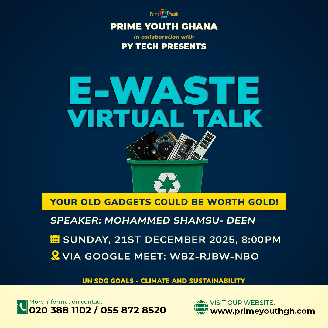 E-Waste Virtual Talk Flyer